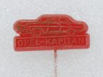 SP2245 Speldje Opel-Kapitan rood, Collections, Broches, Pins & Badges, Utilisé, Enlèvement ou Envoi