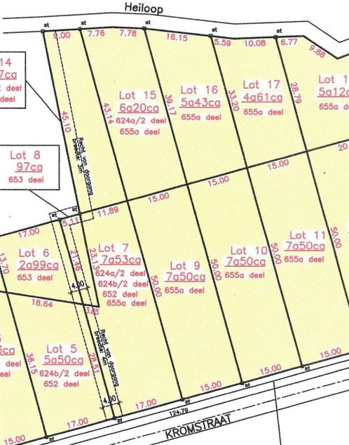 Grond te koop in Olmen, Immo, Gronden en Bouwgronden, 1000 tot 1500 m²