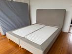 Ikea boxspring met hoofdframe ( 160 x 200 ), Maison & Meubles, Chambre à coucher | Lits boxsprings, Enlèvement, Utilisé, 200 cm