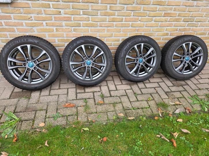 4 pneus Hiver + Jantes - Moins De 2000 km Parcourus Avec, Auto-onderdelen, Banden en Velgen, Banden en Velgen, Winterbanden, Nieuw