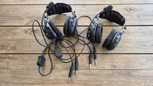 2 aviation headsets met mic boom, Hobby en Vrije tijd, Overige Hobby en Vrije tijd, Zo goed als nieuw, Ophalen