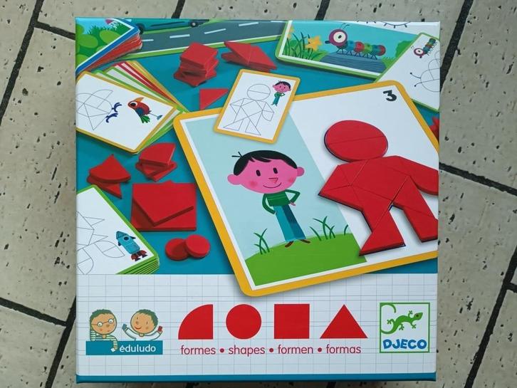 DJECO educatief vormenspel voor kinderen van 3-6 jaar, Hobby en Vrije tijd, Gezelschapsspellen | Bordspellen, Zo goed als nieuw