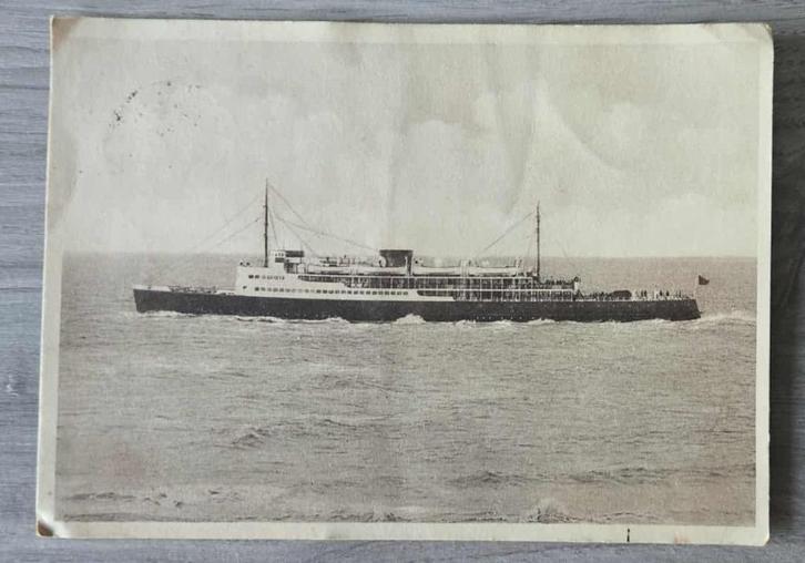Oude postkaart pakketboot Oostende Dover, Verzamelen, Postkaarten | België, Gelopen, Voor 1920, Verzenden