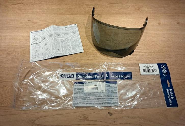 Shoei vizier Dark Smoke, Motoren, Kleding | Motorhelmen, Shoei, Nieuw zonder kaartje, Ophalen