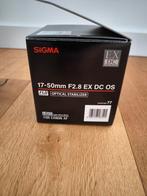 Sigma lens zoom 17-50mm F2.8 EX DC OS HSM Canon compatibel, Audio, Tv en Foto, Ophalen of Verzenden, Zo goed als nieuw, Zoom