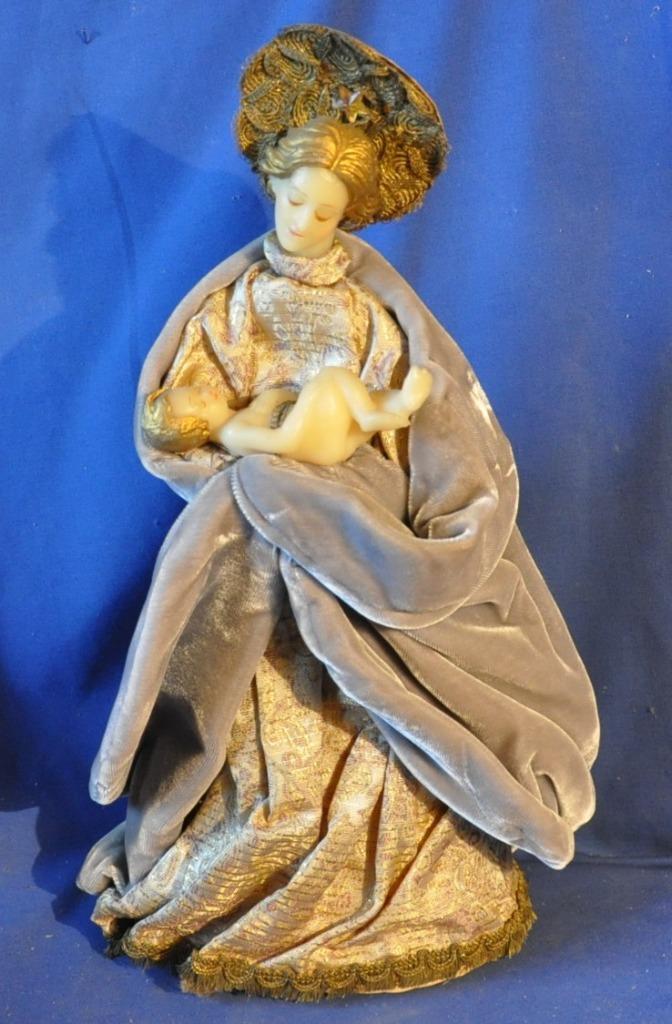 ancienne vierge a l'enfant avec partie en cire, Antiquités & Art, Antiquités | Objets religieux, Enlèvement ou Envoi