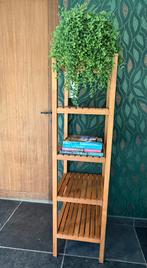 Houten (badkamer)rek, Huis en Inrichting, Kasten | Stellingkasten, Ophalen, Gebruikt
