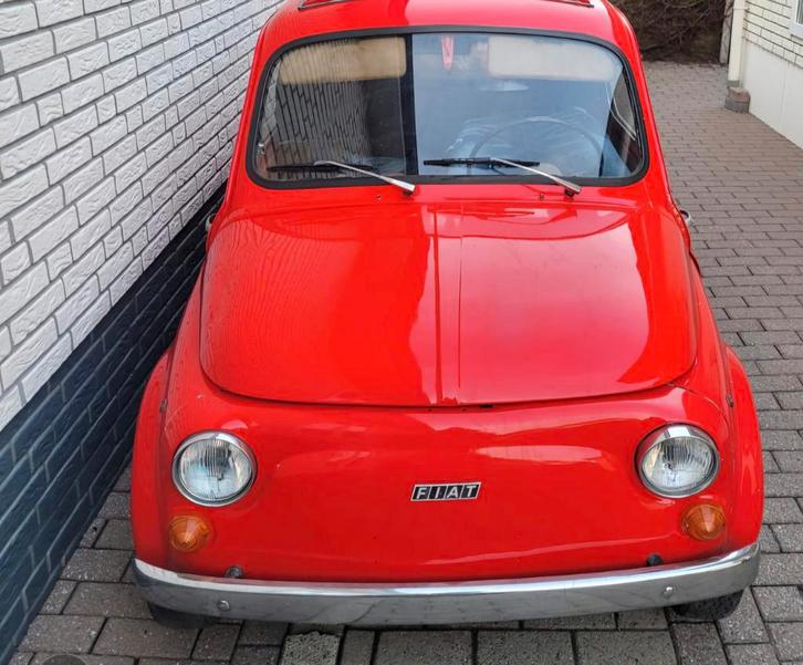 Fiat 500 Giardinera, Auto's, Oldtimers, Particulier, Fiat, Benzine, 3 deurs, Handgeschakeld, Rood, Beige, Ophalen