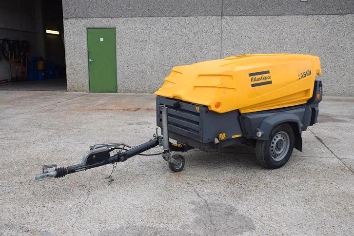Atlas-Copco Atlas Copco XAS97 -stock id100 (bj 2014), Zakelijke goederen, Machines en Bouw | Pompen en Compressoren