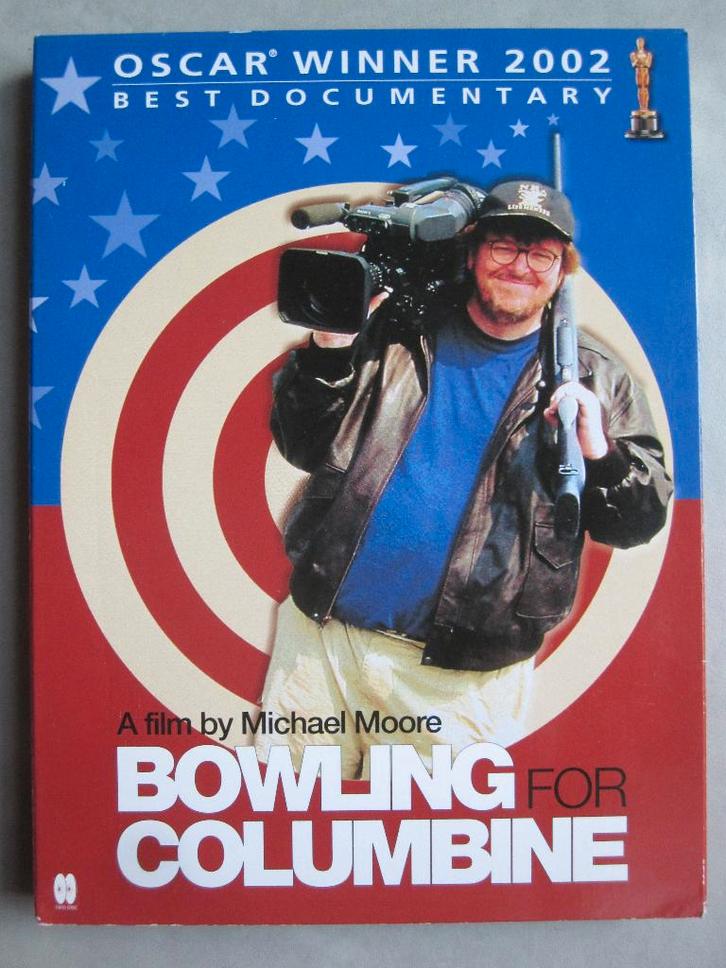 Bowling for Columbine (2002) 2 disc, Cd's en Dvd's, Dvd's | Documentaire en Educatief, Zo goed als nieuw, Politiek of Geschiedenis