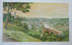 HENRY MEUNIER / SAMBRE ET MEUSE / CHROMOLITHO / 70x110cm, Ophalen of Verzenden