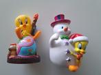 Lot de 2 poupées Tweety Squeeze - Warner Bros - Bon état, Collections, Utilisé, Enlèvement ou Envoi
