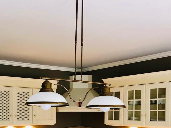 Magnifique lustre, Maison & Meubles, Lampes | Lustres, Comme neuf, Métal, Enlèvement