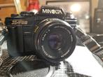 Minolta x700 met 45mmf2 pancake+ twee tamron sp lenzen, Audio, Tv en Foto, Ophalen of Verzenden, Zo goed als nieuw, Minolta