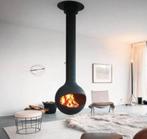 Unieke design haard Focus bathyscafocus houtkachel, Huis en Inrichting, Haarden, Ophalen of Verzenden, Zo goed als nieuw, Hangende haard