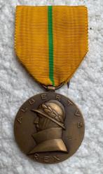 Medaille, Herinneringsmed Regeerperiode Albert-1, 1909-1934, Verzamelen, Militaria | Algemeen, Ophalen of Verzenden, Landmacht