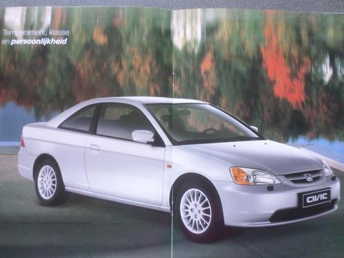 Honda Civic Coupe 2001 Brochure, Boeken, Auto's | Folders en Tijdschriften, Honda, Ophalen of Verzenden