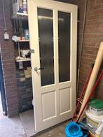Binnendeur met glas 199 x 82,5 cm, Doe-het-zelf en Bouw, Ophalen, Glas, Binnendeur