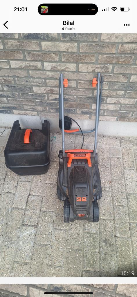 Grasmaaier, Bladblazer, Heggenschaar, Tuin en Terras, Grasmaaiers, Zo goed als nieuw, Elektrische grasmaaier, Ophalen