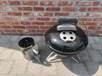 Weber BBQ - terras/tafel barbecue + brikettenstarter, Jardin & Terrasse, Barbecues au charbon de bois, Comme neuf, Enlèvement ou Envoi