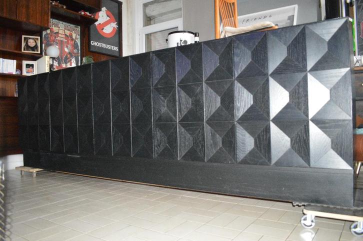 enfilade et buffet brutaliste, Maison & Meubles, Armoires | Buffets, Comme neuf, Moins de 100 cm, 200 cm ou plus, 25 à 50 cm, Avec porte(s)