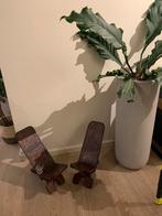2 afrikaanse stoelen, Enlèvement, Comme neuf