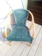 Terrasstoel groen, Tuin en Terras, Ophalen, Gebruikt, Aluminium, Stapelbaar