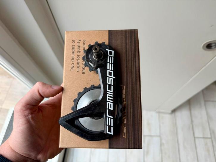 Ceramicspeed OSPW Shimano 12sp Teamlogo, Fietsen en Brommers, Fietsonderdelen, Zo goed als nieuw, Racefiets, Derailleur of Ketting