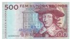 Suède, 500 couronnes, 1987, VF, p58a, Timbres & Monnaies, Billets de banque | Europe | Billets non-euro, Envoi, Billets en vrac