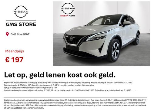 Nissan Qashqai ePOWER N-Connecta+DP // GMS STORE NISSAN GENT, Auto's, Nissan, Bedrijf, Te koop, Qashqai, 360° camera, Adaptive Cruise Control