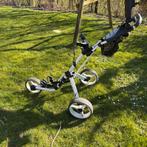 Inesis 900 compacte 3-wiel golftrolley wit, Sport en Fitness, Golf, Ophalen, Gebruikt