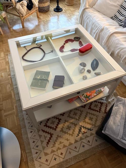 Salontafel, Huis en Inrichting, Tafels | Salontafels, Zo goed als nieuw, 50 tot 75 cm, 50 tot 100 cm, 50 tot 100 cm, Vierkant