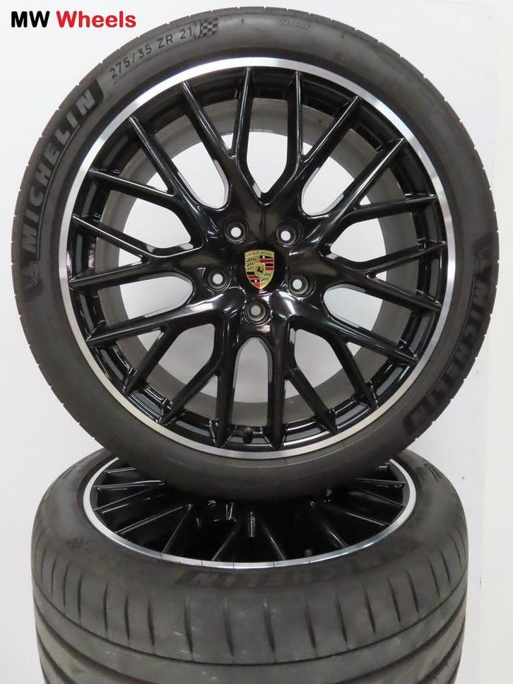 Porsche Panamera 971 velgen 21 inch sport design zomerbanden, Autos : Pièces & Accessoires, Pneus & Jantes, Pneus et Jantes, Pneus été