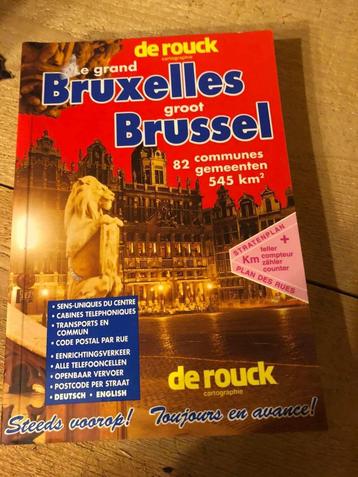 Carte routière Plan des rues Grand Bruxelles, Enlèvement ou Envoi, Neuf, Belgique, Carte géographique