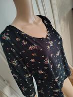 mooie retro t-shirt - blouse van king louie  als nieuw <3, King Louie, Noir, Envoi, Taille 42/44 (L)