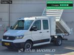 Volkswagen Crafter 177pk Open Laadbak Dubbel Cabine met Kist, Auto's, Bestelwagens en Lichte vracht, Stof, Gebruikt, Euro 6, 4 cilinders