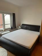 Bed 1m60x 2m. Met lattenbodem. Zonder matras, Ophalen, Gebruikt