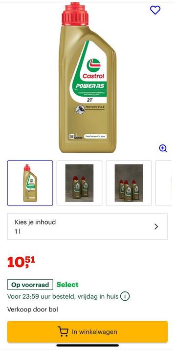 Castrol 2takt olie (2t) | 3 flessen beschikbaar voor biedingen