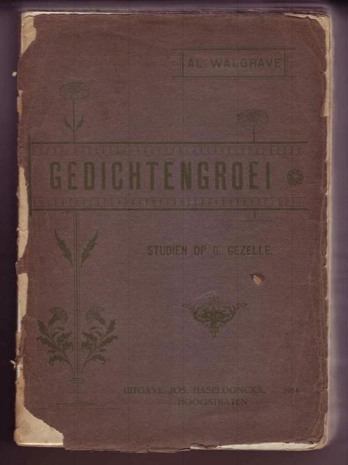 Al. Walgrave, Gedichtengroei. Studiën op G. Gezelle, Boeken, Gedichten en Poëzie, Gelezen, Eén auteur, Ophalen of Verzenden