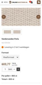 Vandersanden perla wit 70m2, Ophalen