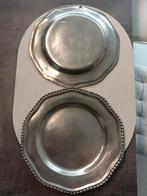 2 tinnen schalen.23 cm ,92 percent tin., Antiek en Kunst, Ophalen