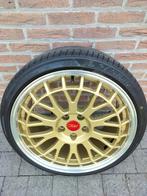 Deluxe wheels (eta-beta) unit gold 8,5x19" ET45 5x112, Auto-onderdelen, Banden en Velgen, Gebruikt, Banden en Velgen, Personenwagen