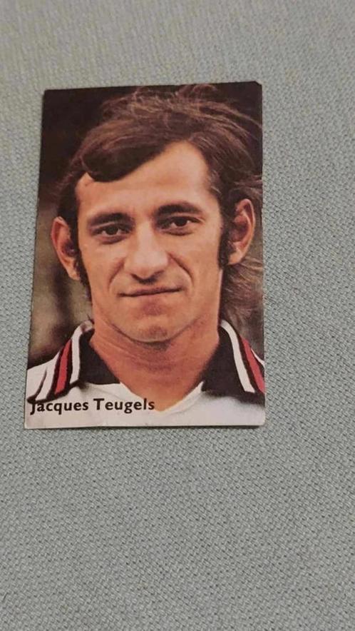 Prentje/Chromo : Jacques Teugels / RWDM / Victoria, Verzamelen, Sportartikelen en Voetbal, Gebruikt, Poster, Plaatje of Sticker
