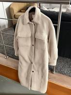 Jas lang wit beige M/L H&M, Ophalen, Zo goed als nieuw, Maat 48/50 (M), Wit