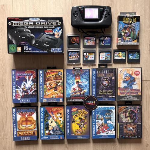 Console Sega Megadrive Mini + Sega Game Gear + Spellen, Games en Spelcomputers, Games | Sega, Zo goed als nieuw, Game Gear, Ophalen of Verzenden