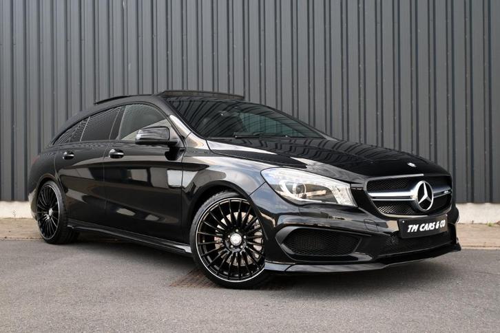 Mercedes CLA45 AMG 380PK / Pano, Trekh, Cruise, Camera, Led, Auto's, Mercedes-Benz, Bedrijf, Te koop, CLA, 360° camera, 4x4, ABS