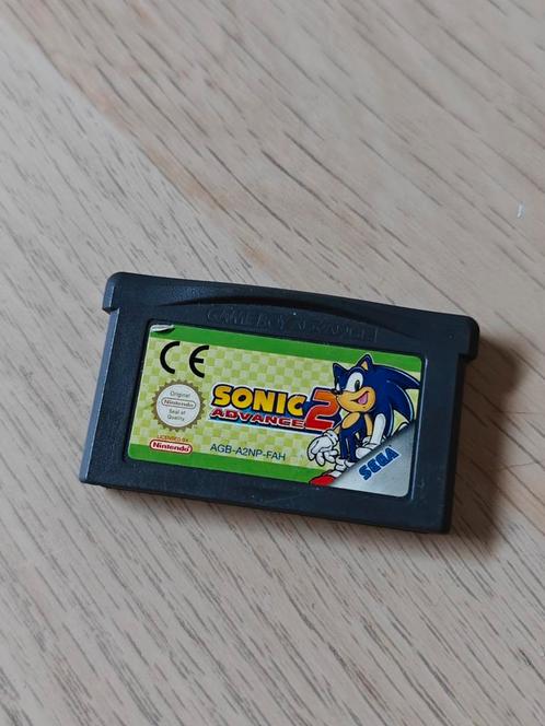 Sonic Advance 2 - Gameboy Advance, Games en Spelcomputers, Games | Nintendo Game Boy, Zo goed als nieuw, Ophalen of Verzenden