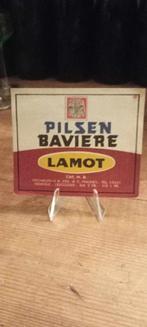 Bierlabel voor de brouwerij Pilsen Bavaria Lamot, Verzamelen, Ophalen of Verzenden, Zo goed als nieuw, Overige typen, Overige merken