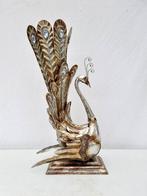 Swan - Photophore - Verre, métal très spécial, Antiquités & Art, Antiquités | Porcelaine, Enlèvement ou Envoi