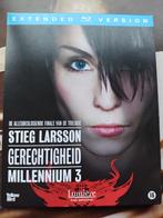 Blu-ray Stieg Larsson Millenium 3 Gerechtigheid Extended, CD & DVD, Comme neuf, Enlèvement ou Envoi